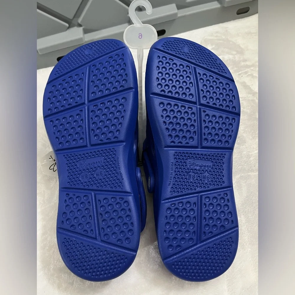 Joybees Harper Blue Toddler Clog Sandal Water Shoe Size W8 M6